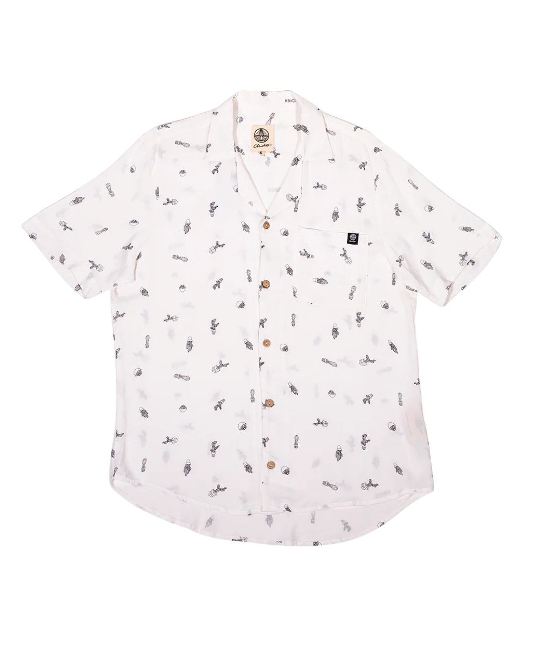 Camisa rayón unisex Cactus. Signature