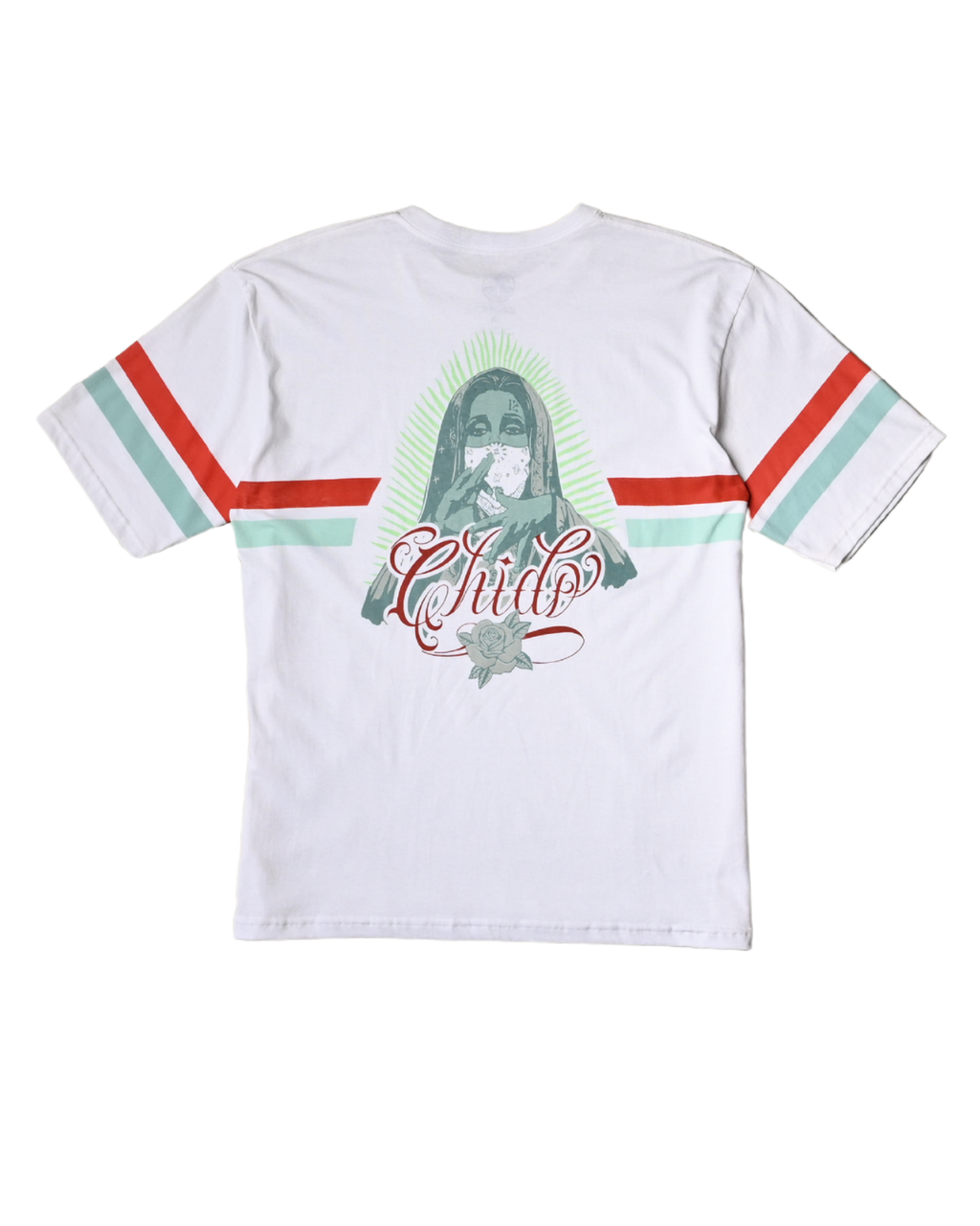 Playera oversize unisex blanca. Amá Chola