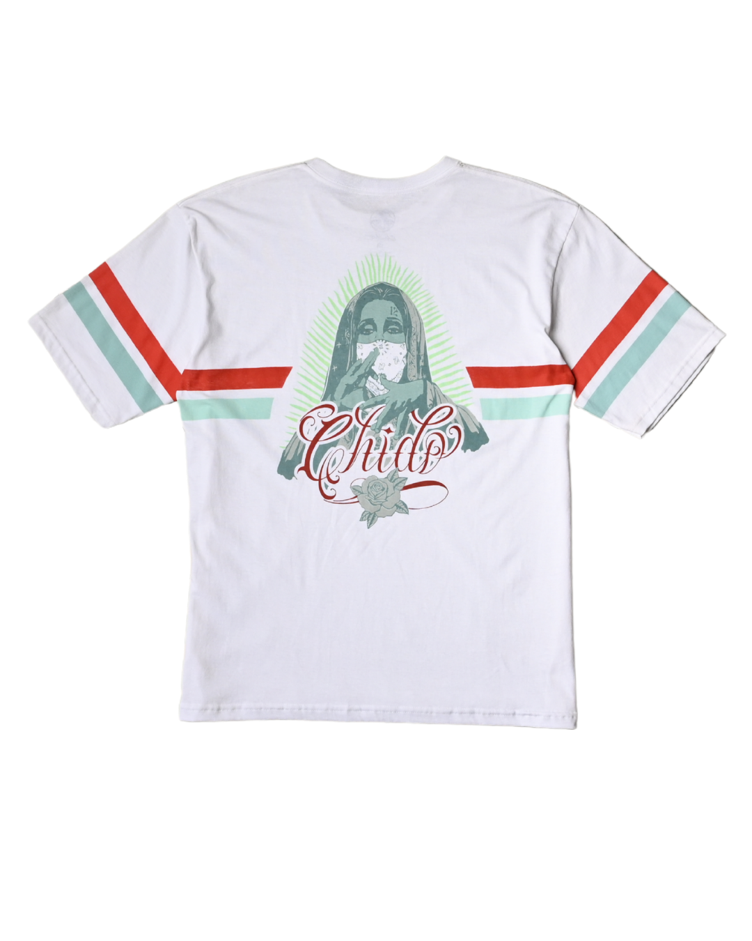 Playera oversize unisex blanca. Amá Chola