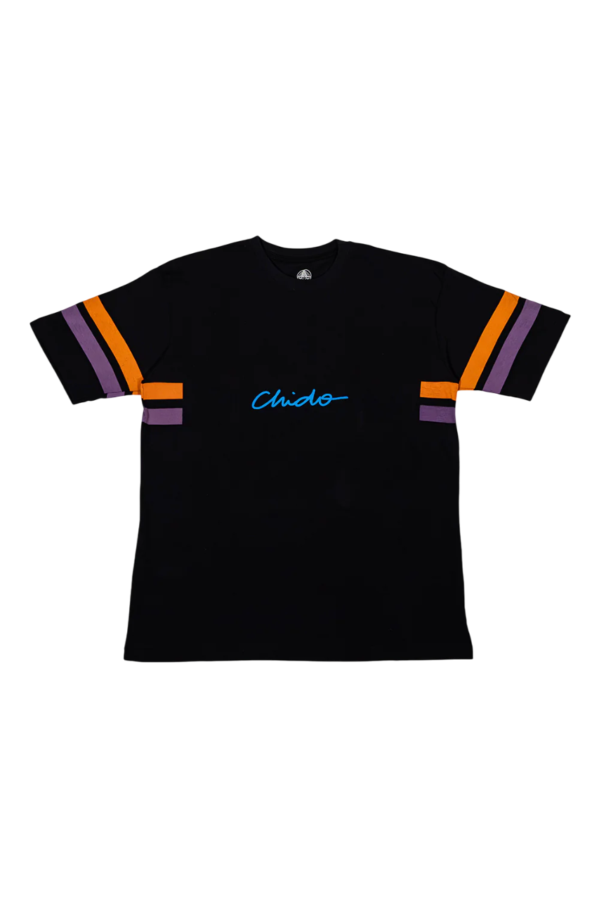 Playera oversize unisex negra. EEE