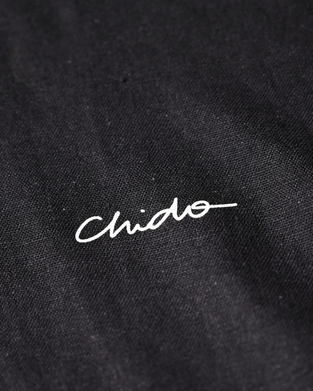 Crop top lino negro. Signature