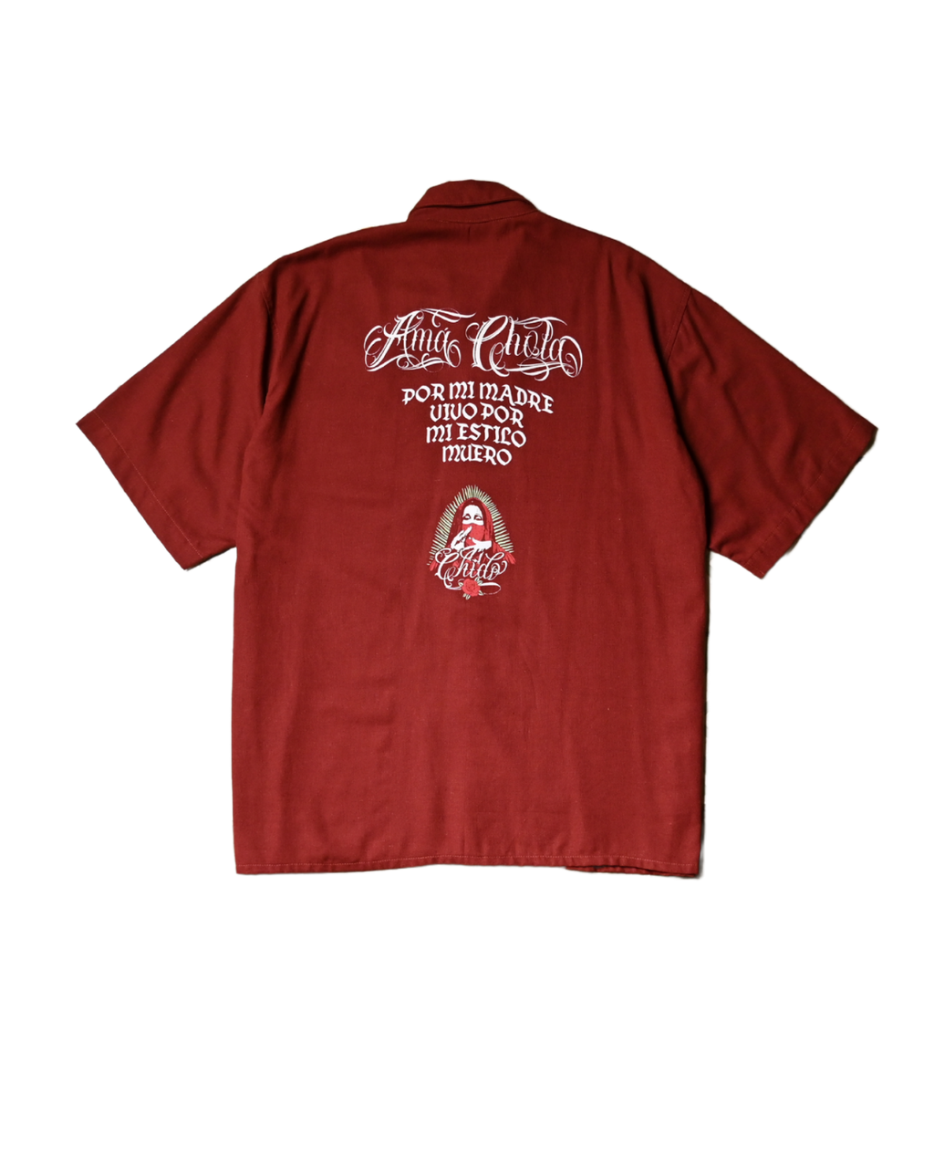 Camisa lino vino – Corte boxy oversize, edición especial. Amá Chola
