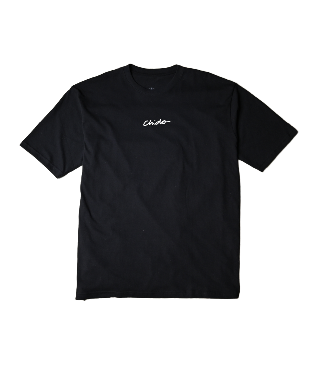 Playera oversize negra. Signature