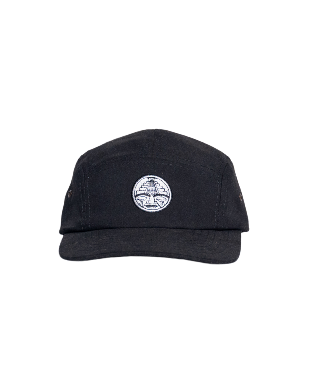 Gorra 5 panel negra. Chido