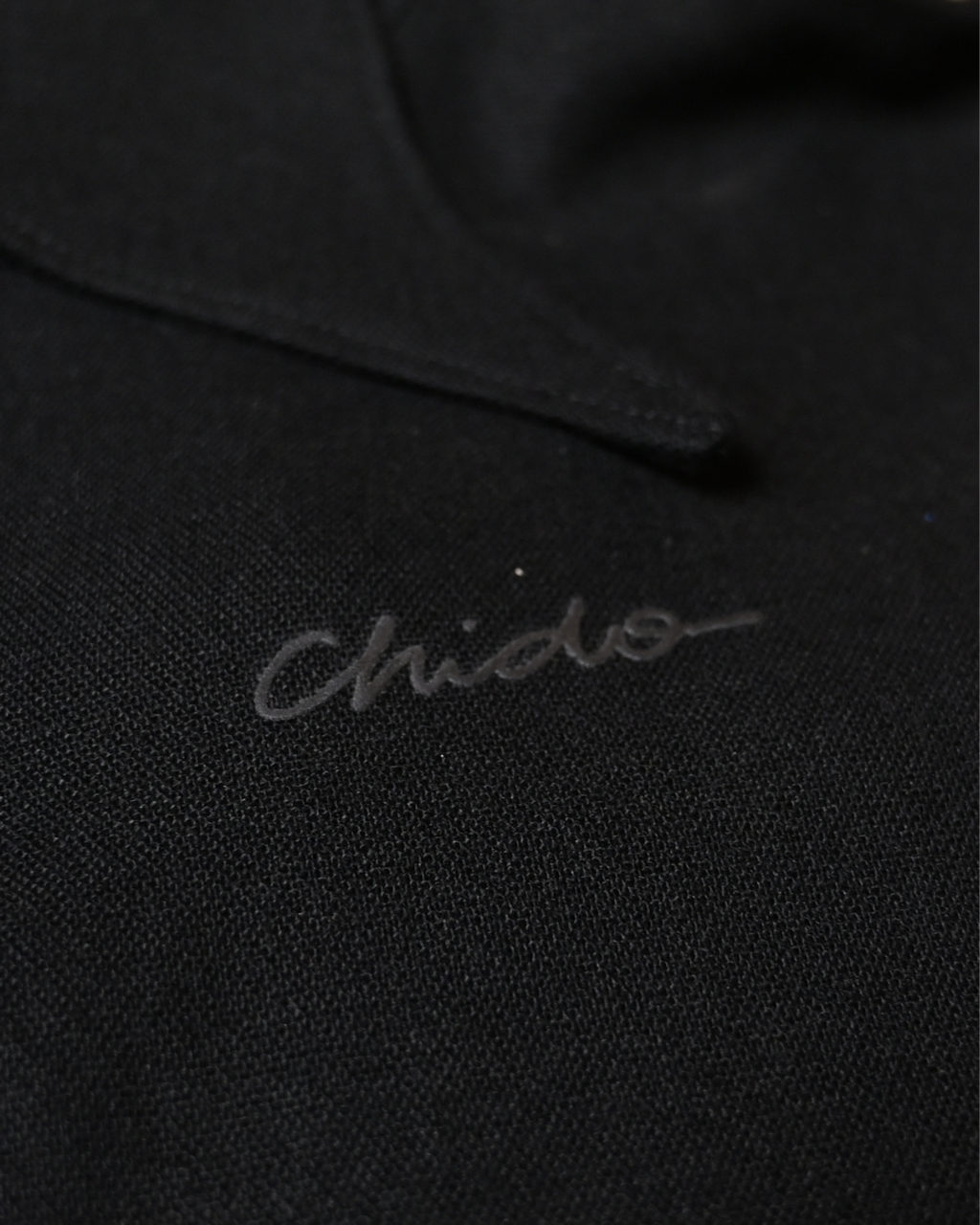 Crop top lino negro. Signature