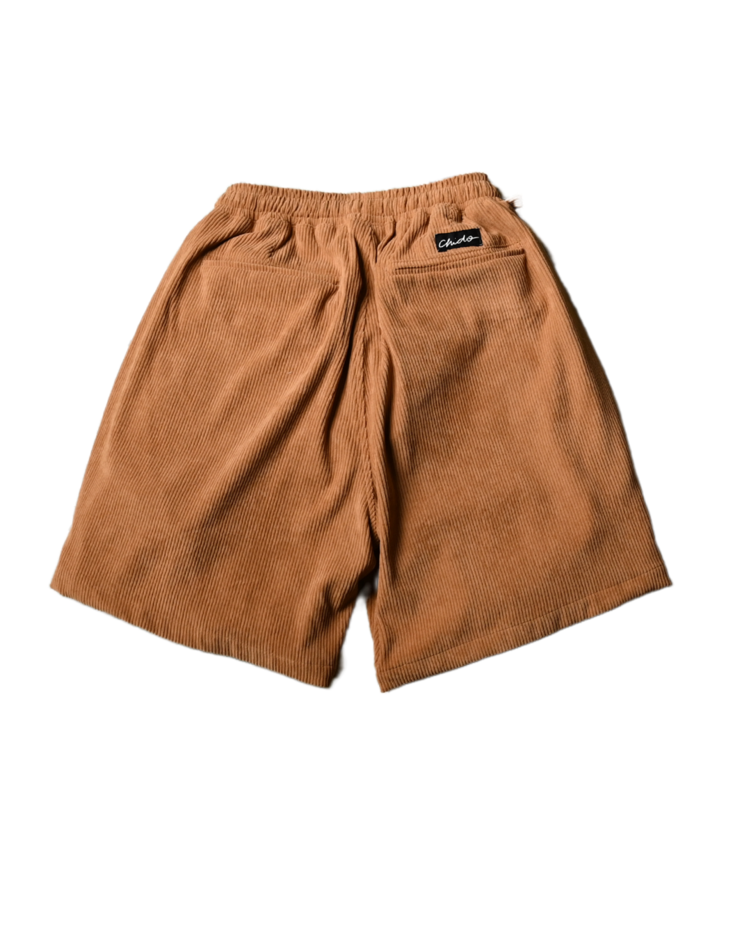 Short pana unisex mostaza. Signature