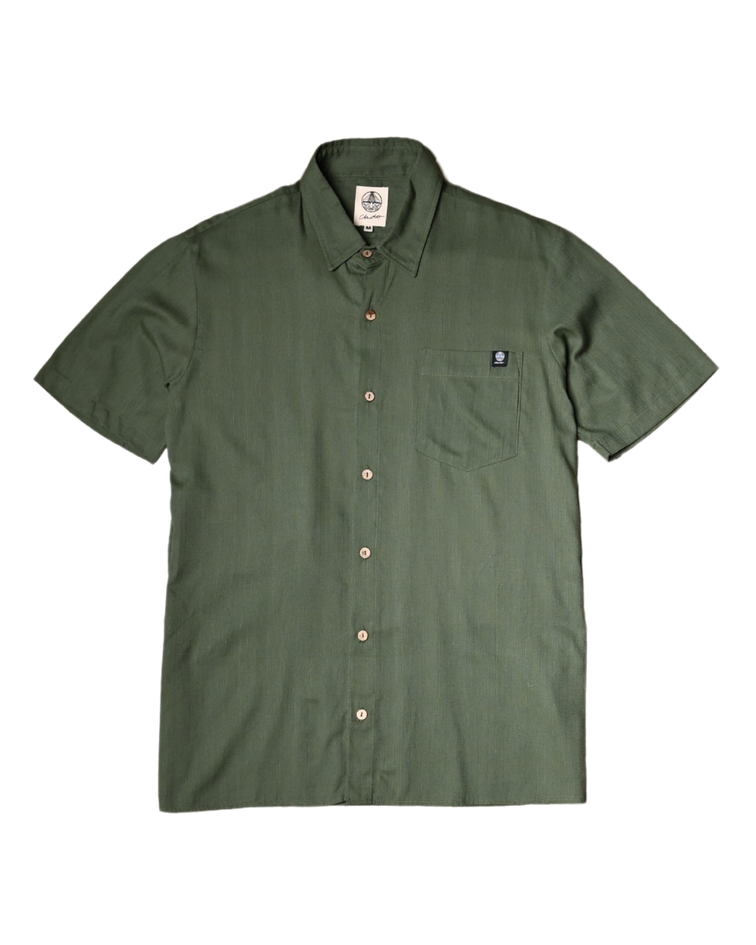 Camisa bambú olivo. Signature