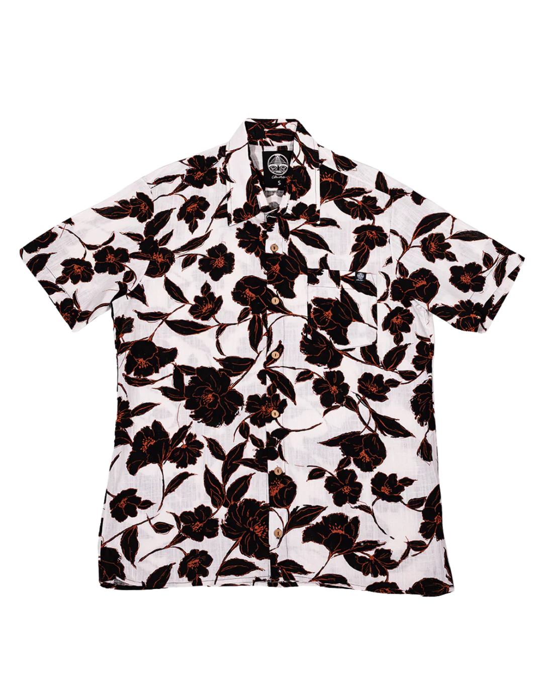 Camisa primavera unisex negra. Signature