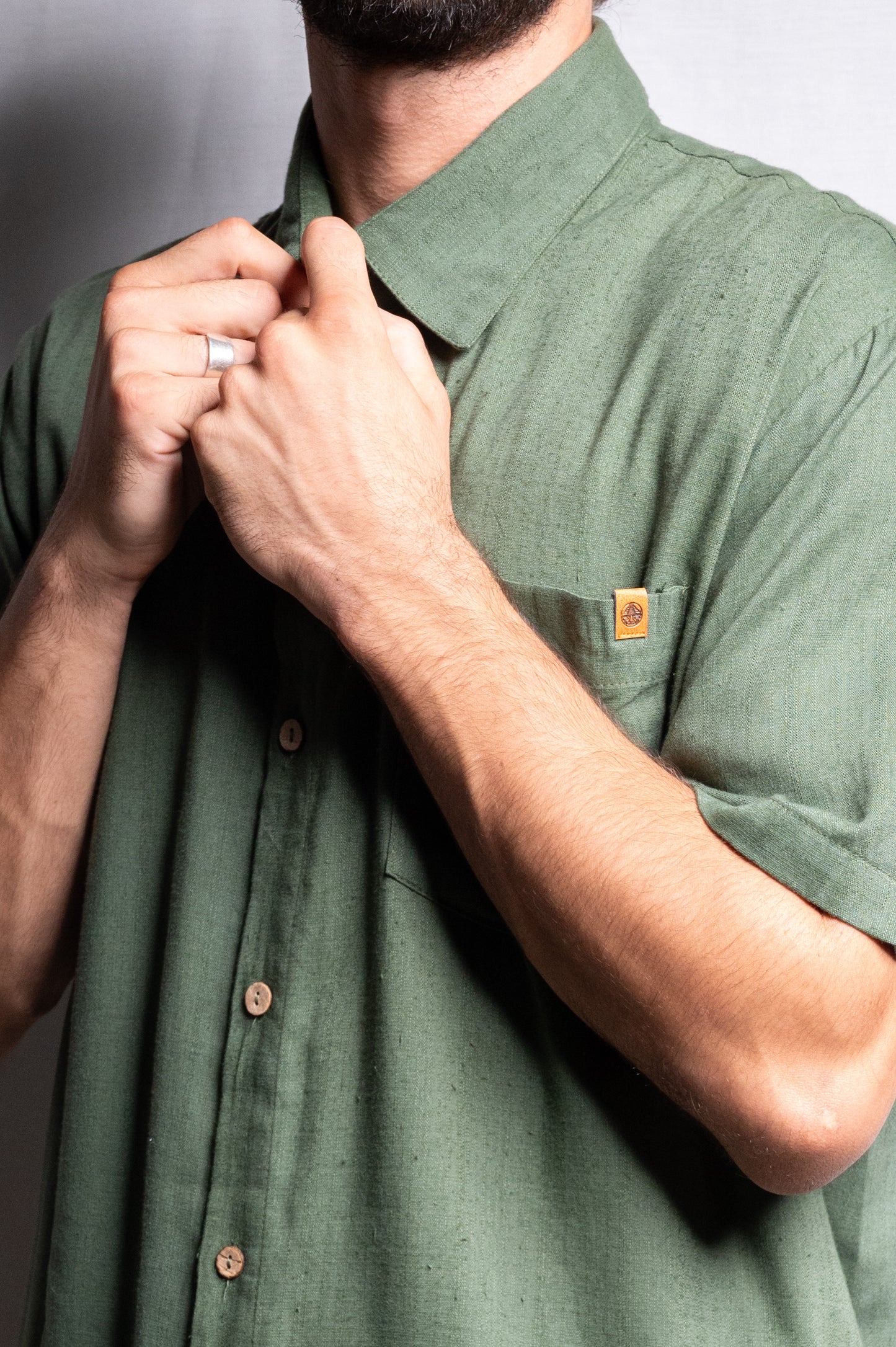 Camisa Clásico Bambú Olivo