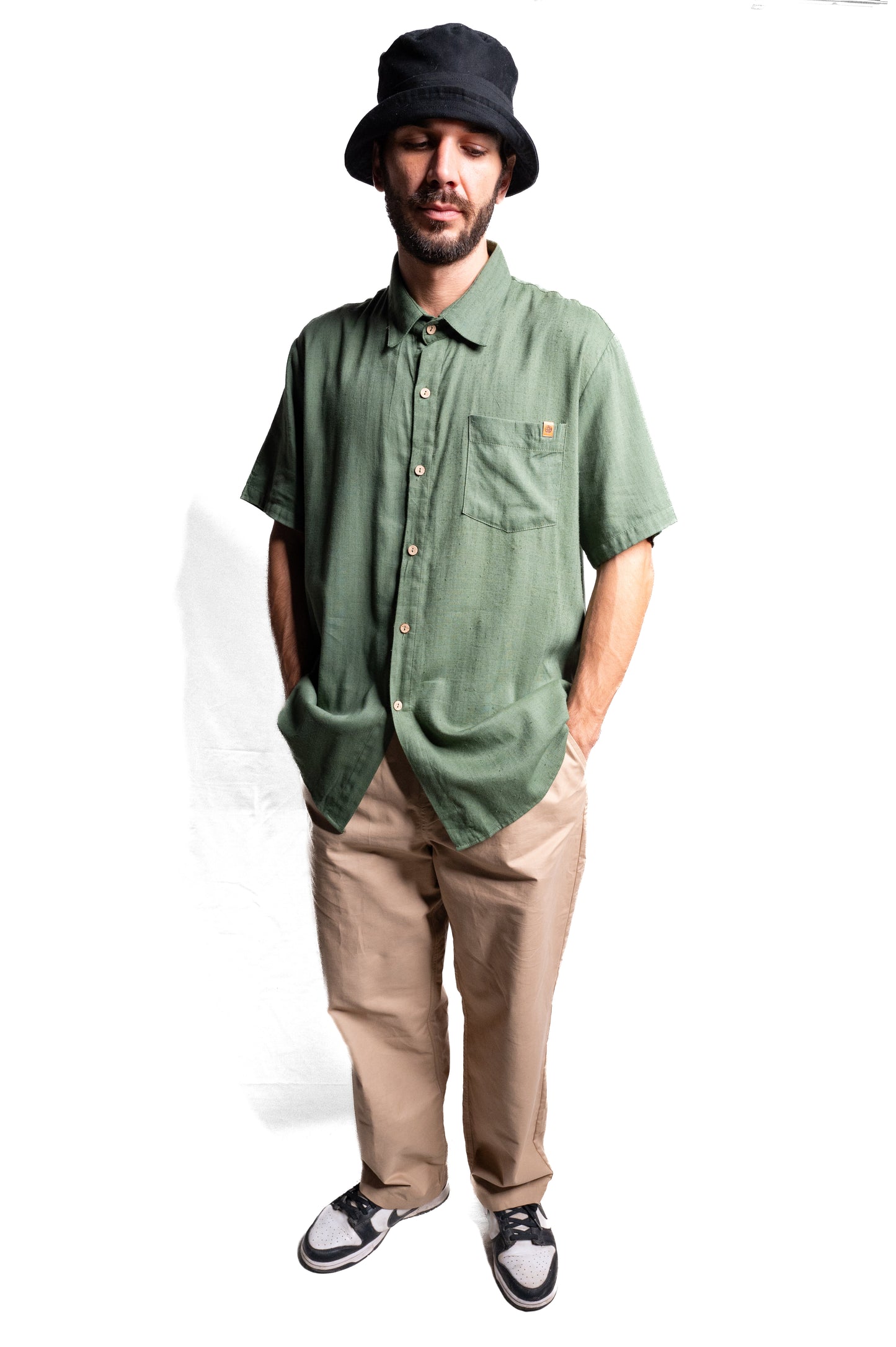 Camisa Clásico Bambú Olivo