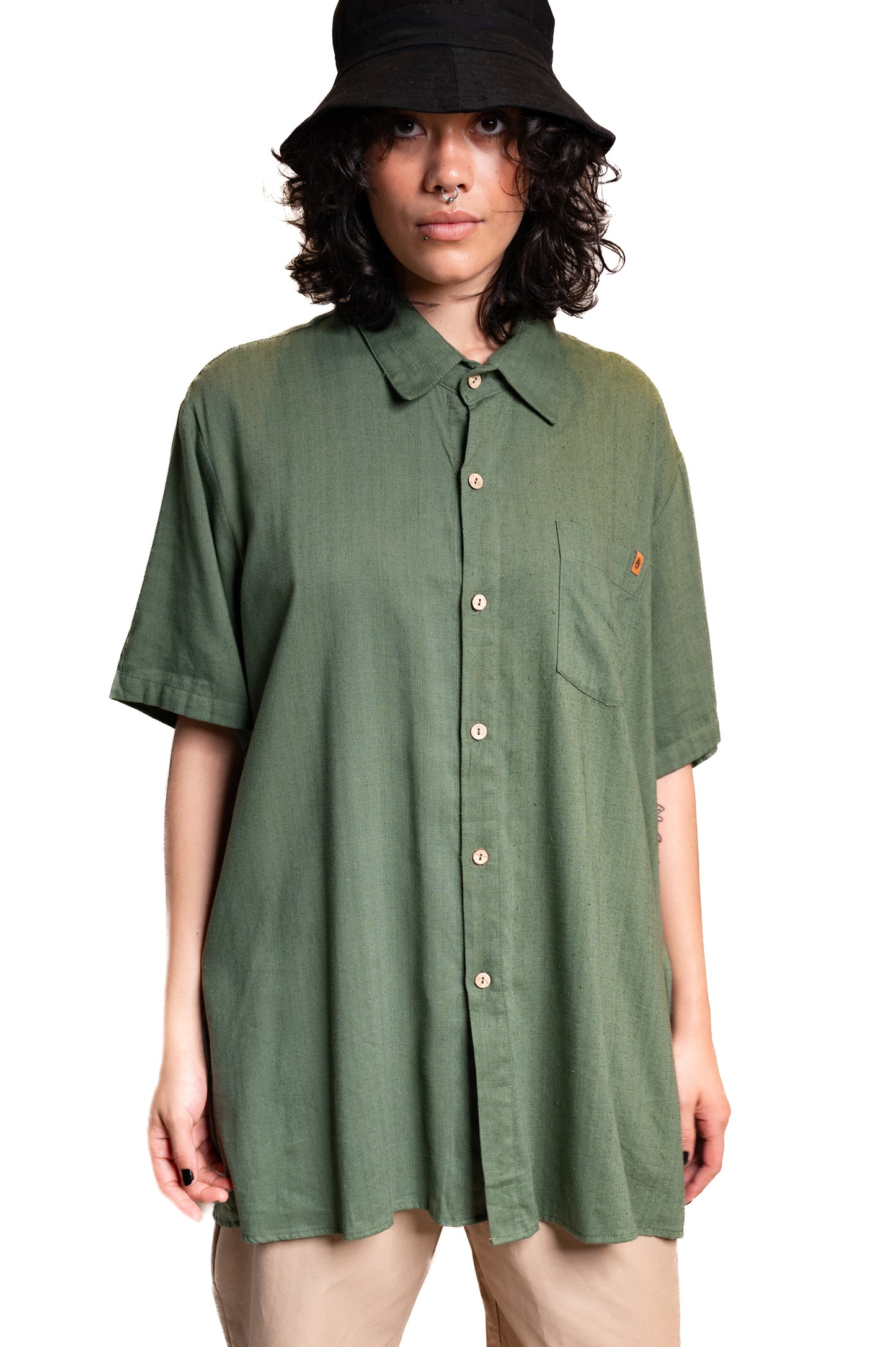 Camisa Clásico Bambú Olivo
