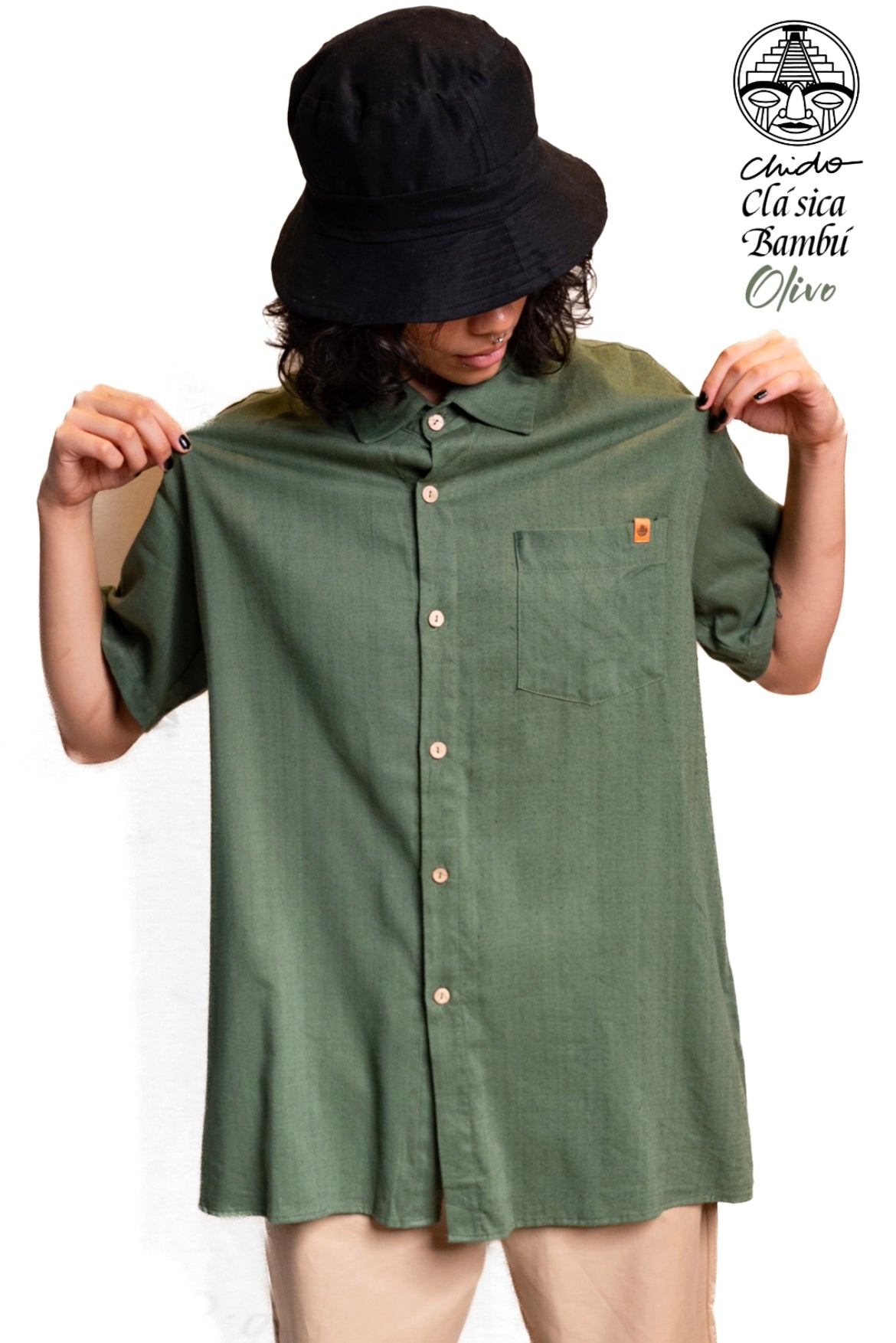 Camisa Clásico Bambú Olivo