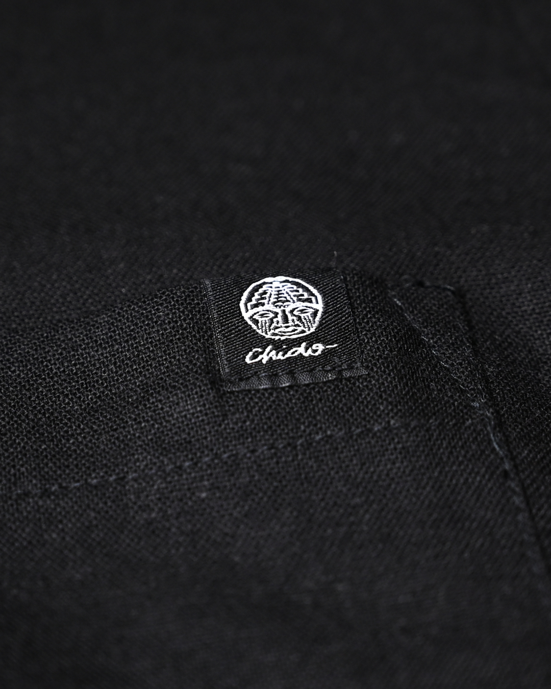 Camisa Lino Clásico negro