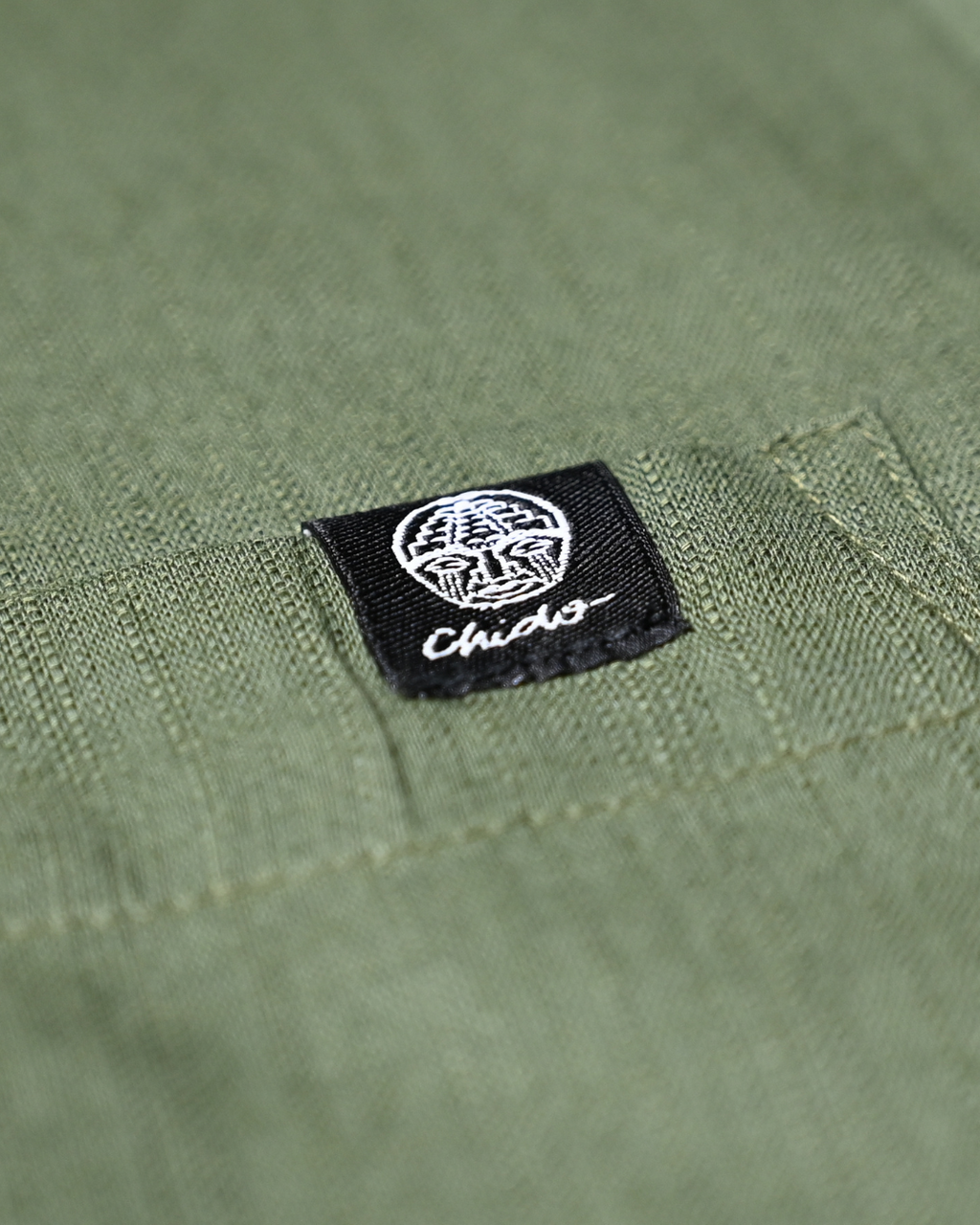 Camisa bambú olivo. Signature