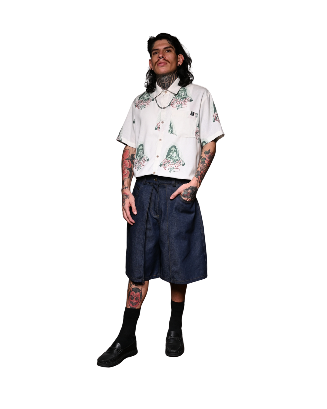 Camisa lino blanca. Amá Chola