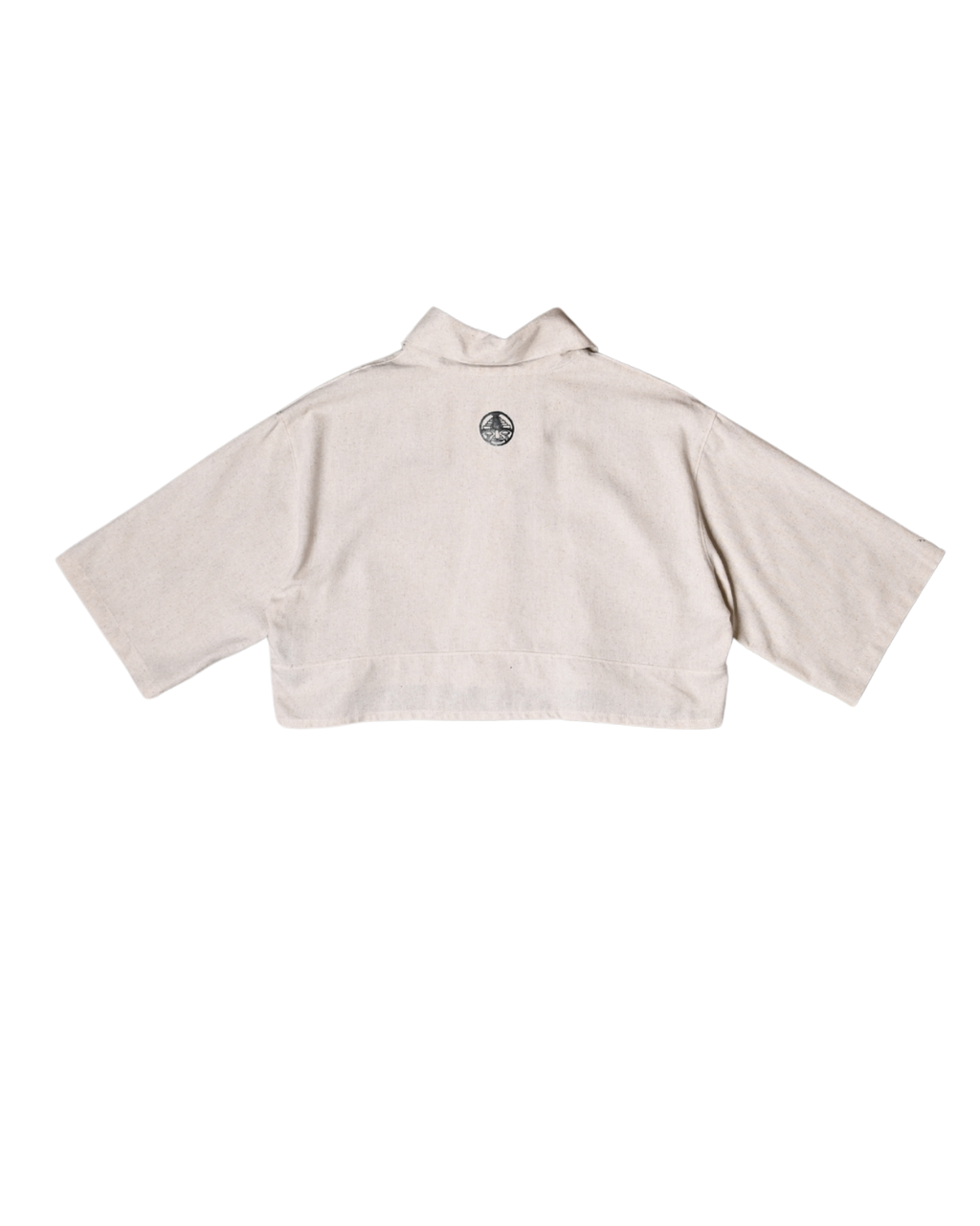 Crop top lino oatmeal. Signature