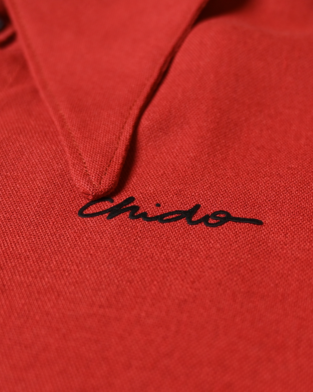 Crop top lino rojo. Signature