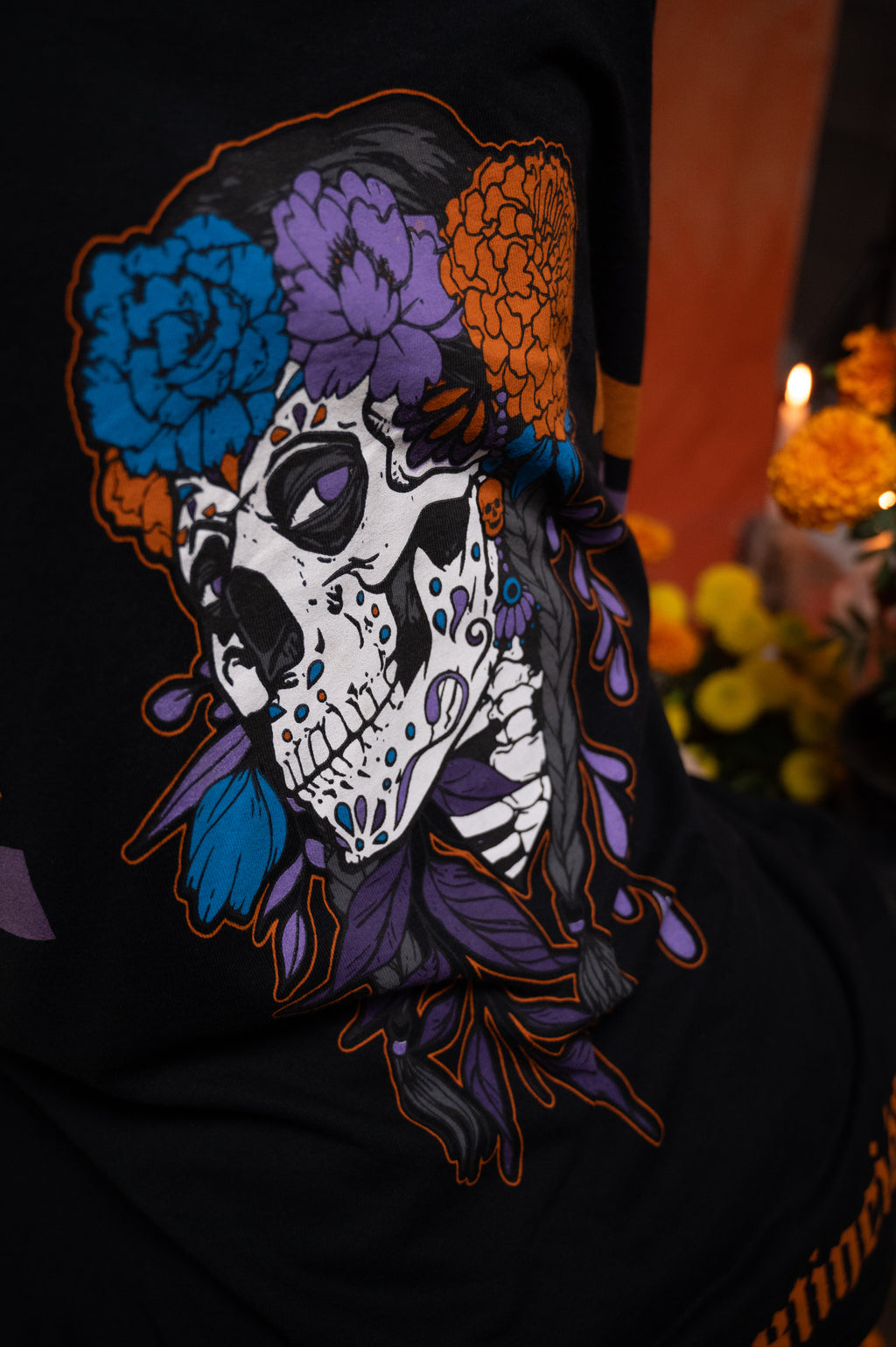 Playera oversize unisex negra. EEE