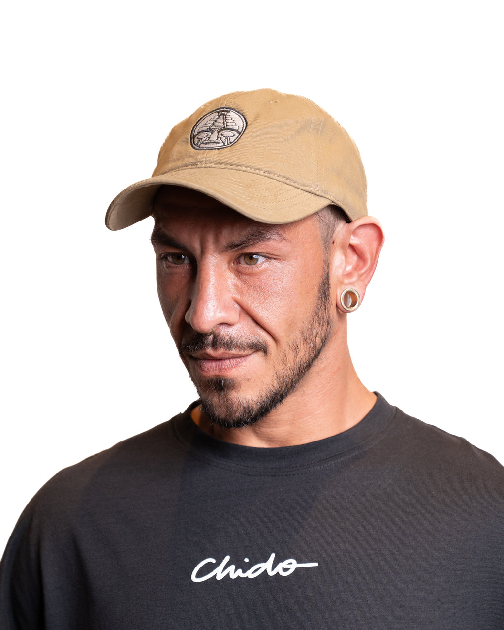 Gorra court side beige