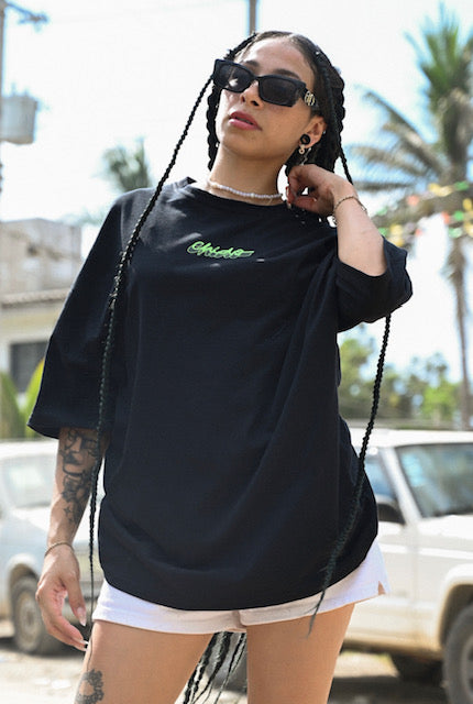 Playera Sayuyorckh unisex negra