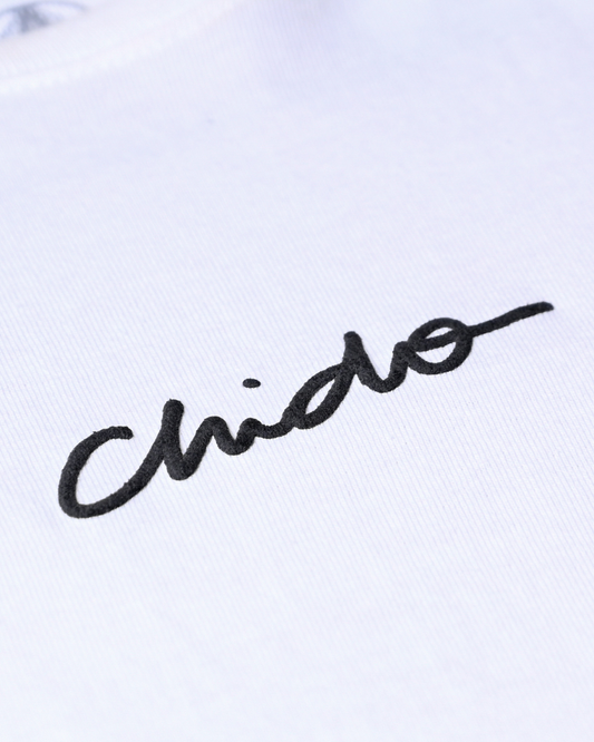 Playera Oversize "Chido" Blanca  – Algodón Premium