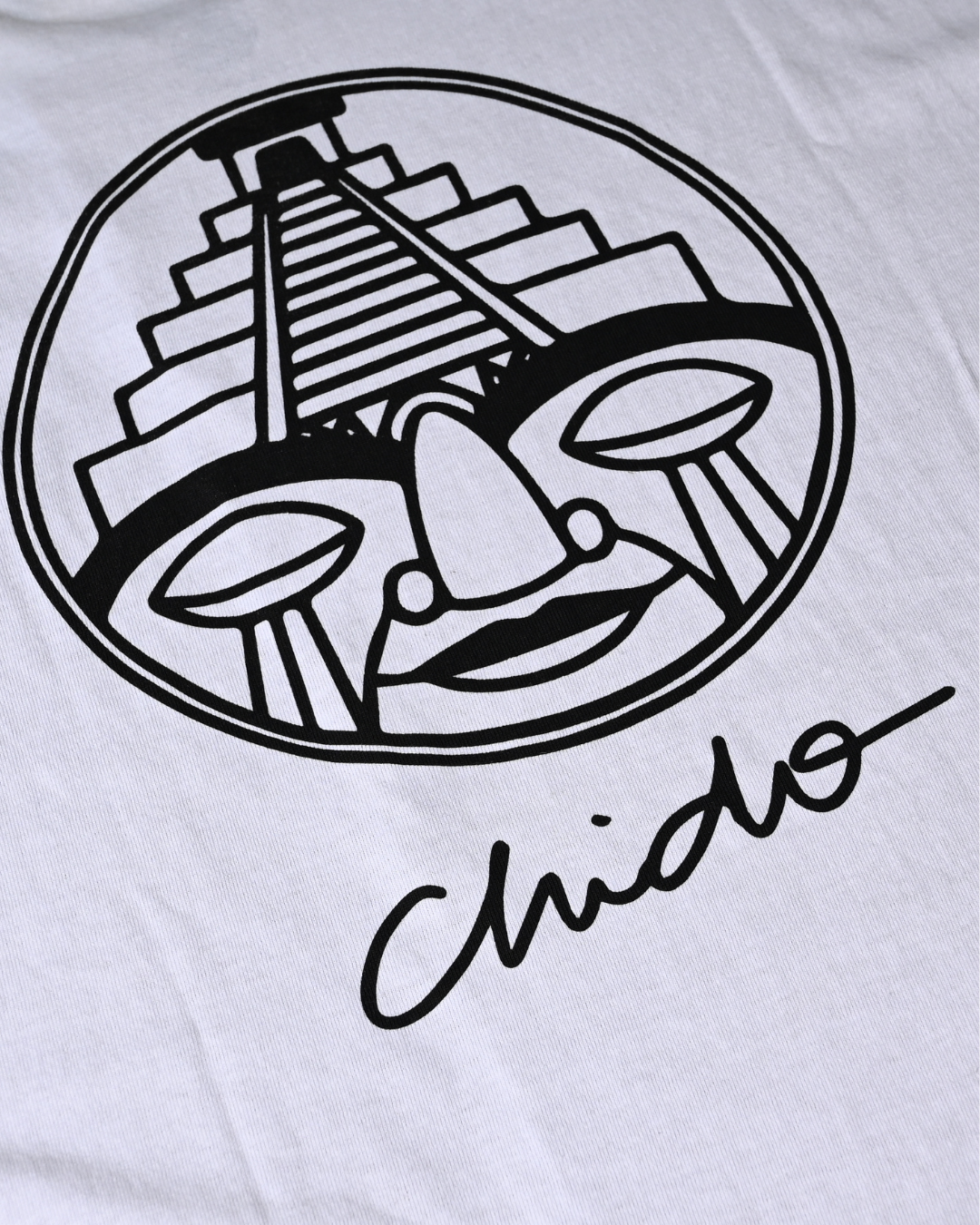 Playera Oversize "Chido" Blanca  – Algodón Premium
