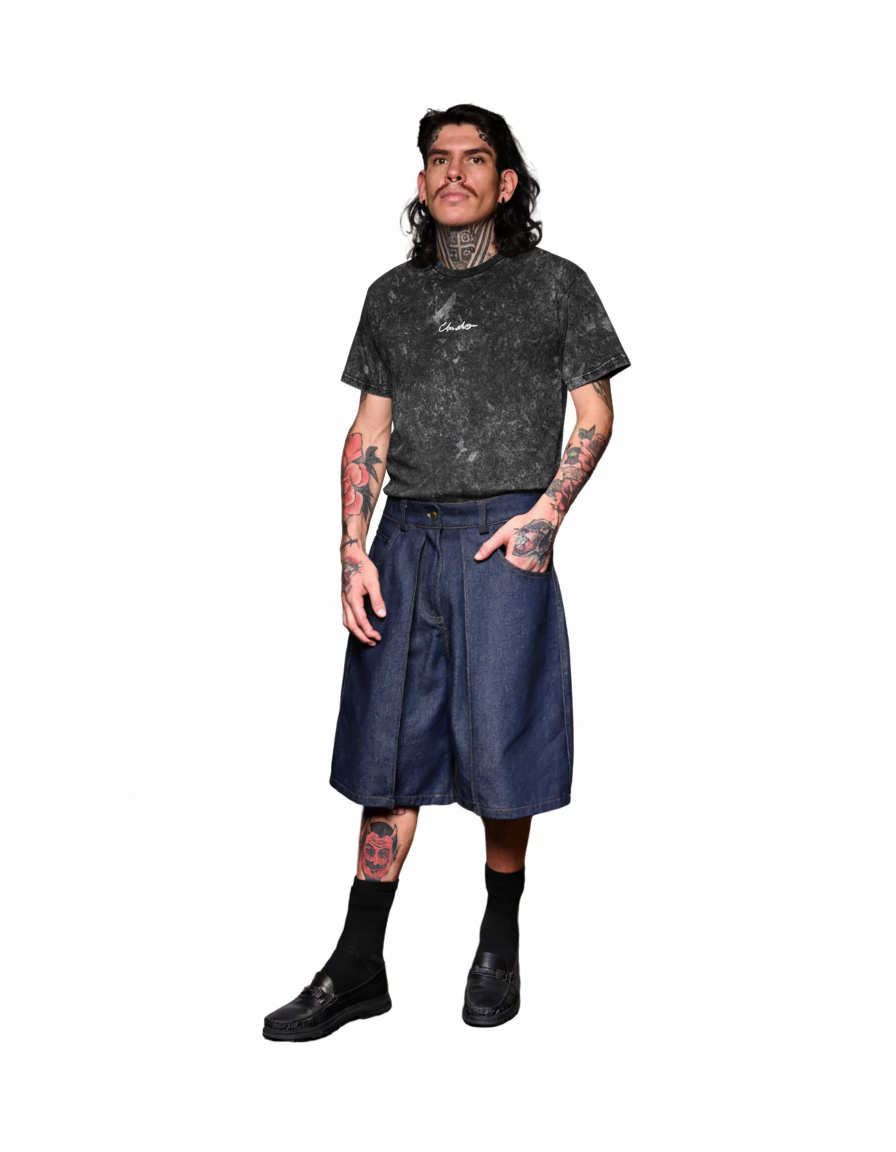 Playera tie-dye oversize. signature