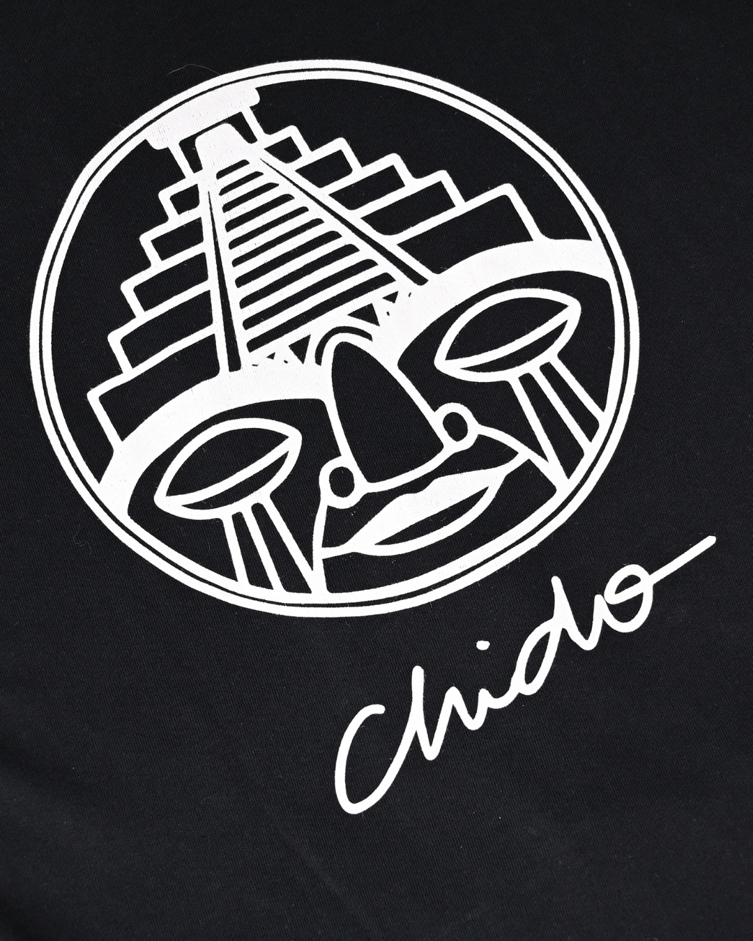 Playera Oversize "Chido" Negra  – Algodón Premium
