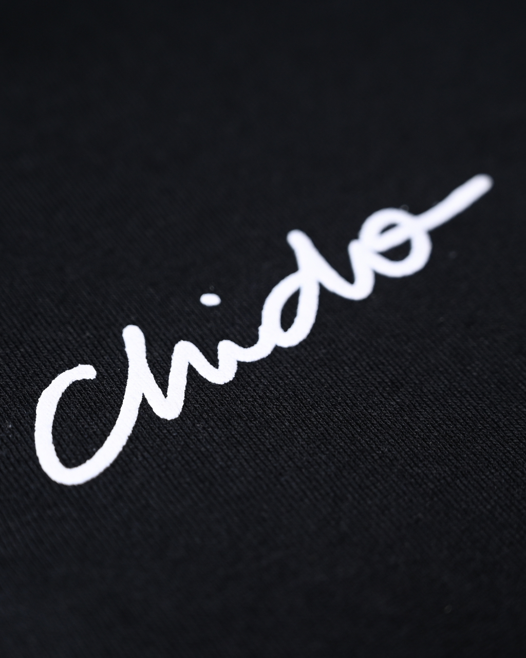 Playera oversize negra. Signature