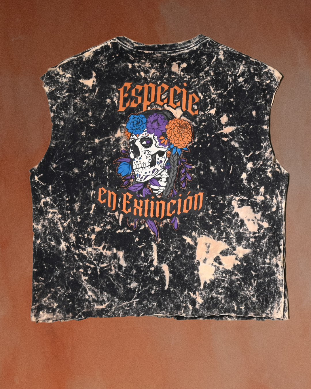 Playera sin mangas "Especie en Extinción"