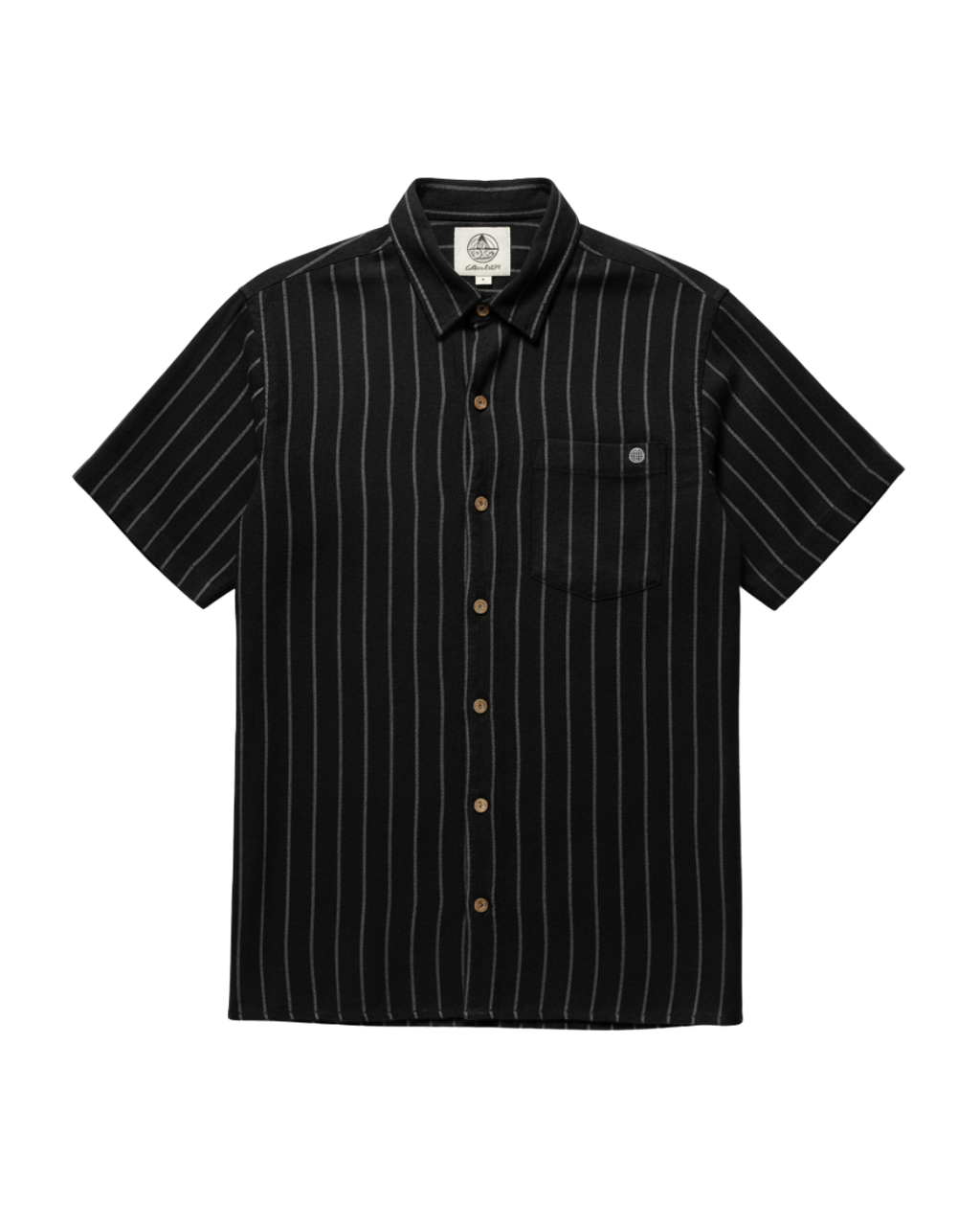 Camisa lino unisex B/N. Signature