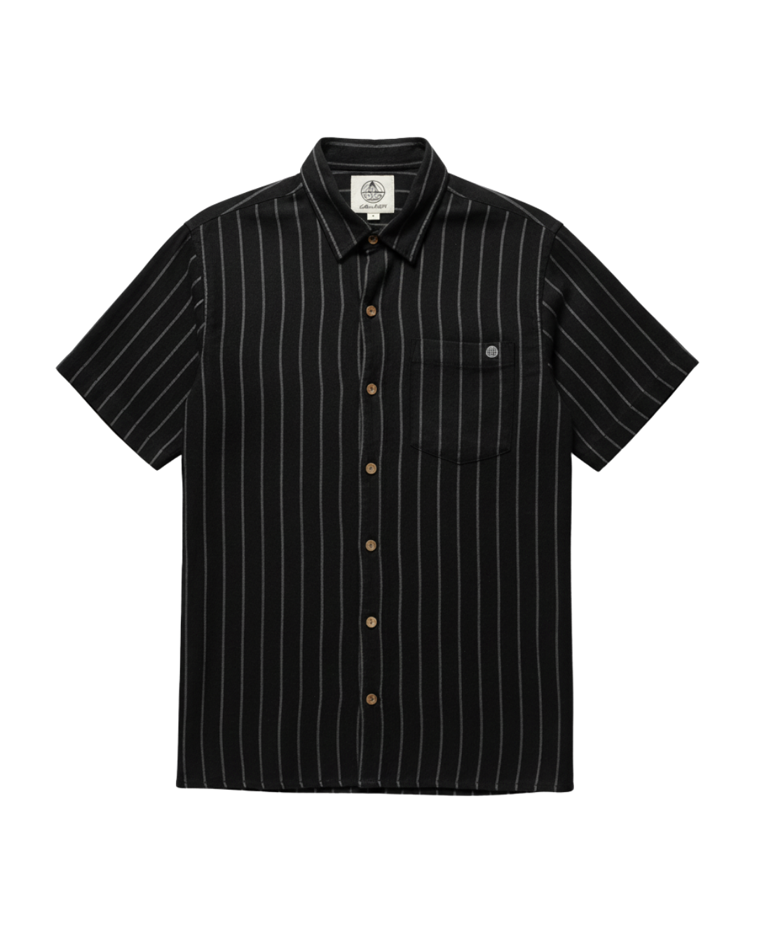 Camisa lino unisex B/N. Signature