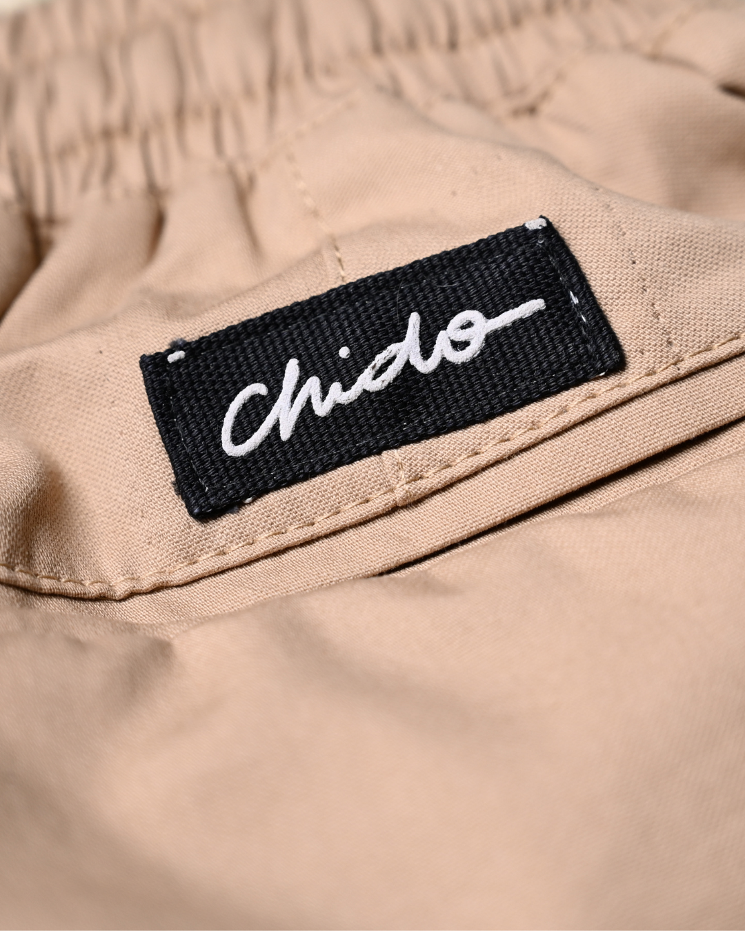 Short Ancho Unisex "Chido" Beige – 100% Algodón