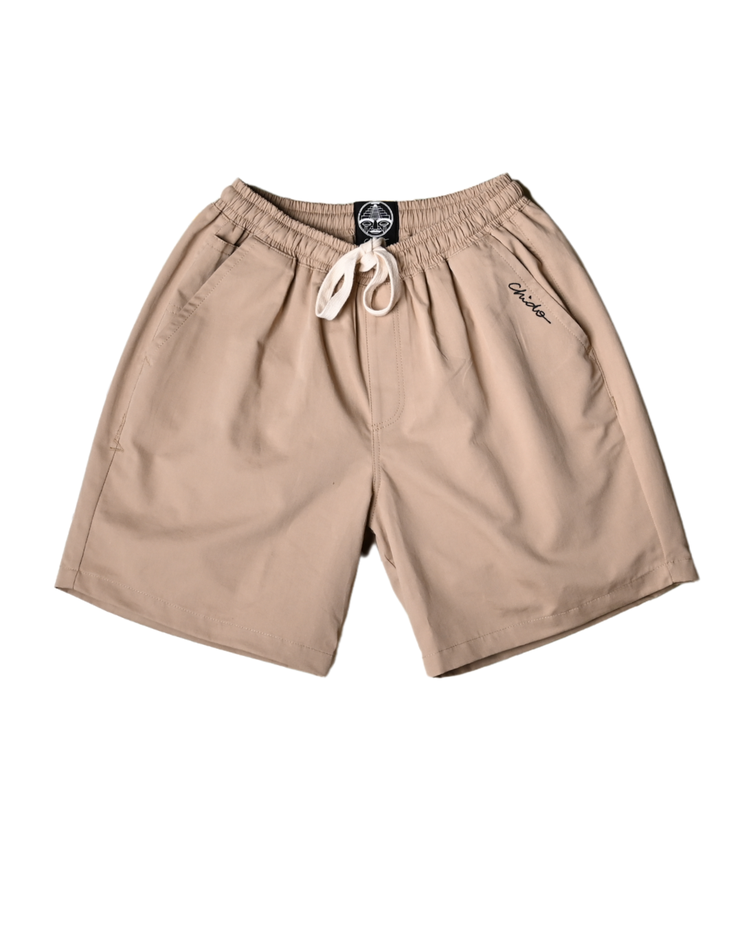 Short Ancho Unisex "Chido" Beige – 100% Algodón