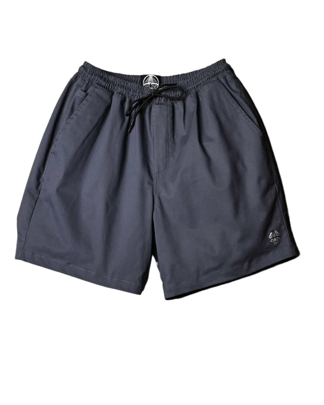 Colección Clásica short mosaica clásica negra marfil