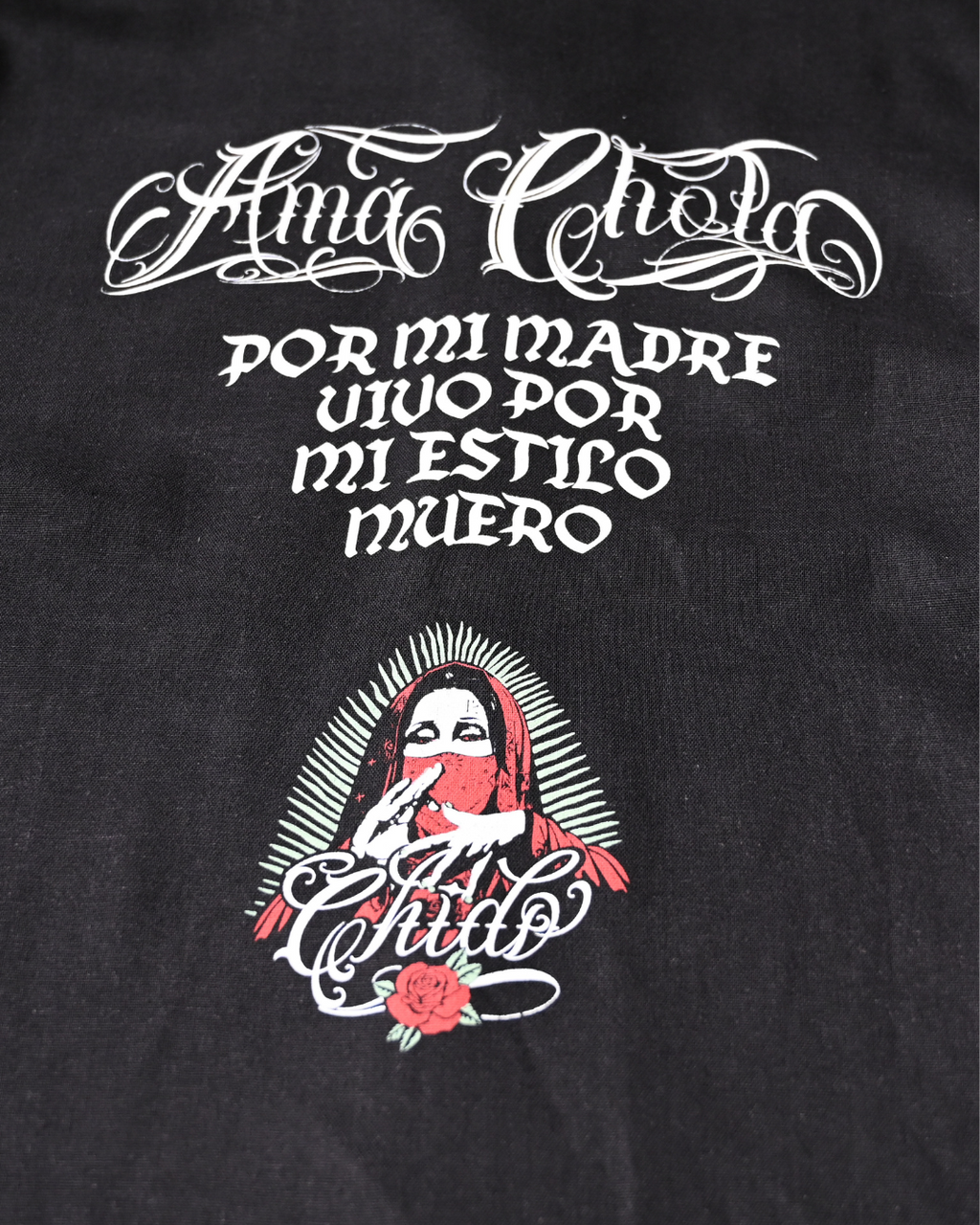 Camisa lino negro – Corte boxy oversize, edición especial. Amá Chola