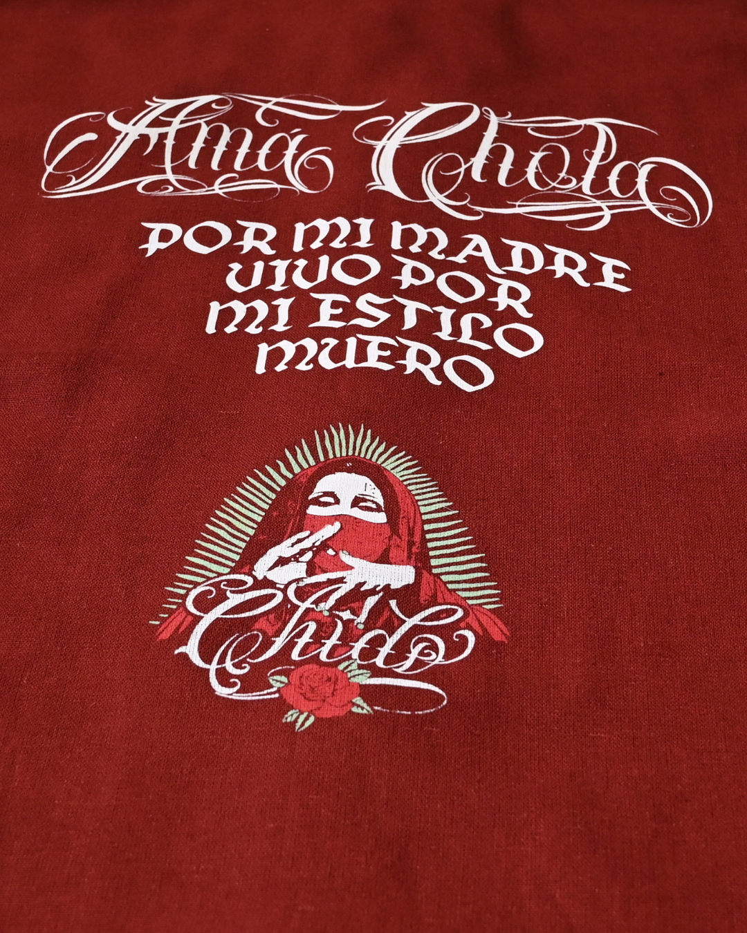 Camisa Amá Chola rojo en lino 100 % – Corte boxy oversize, edición especial