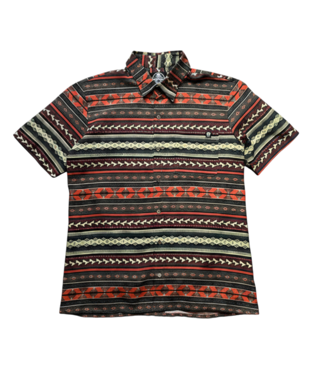 Mitla shirt CHIDO Signature collection Zapotec greca pattern Mexican streetwear