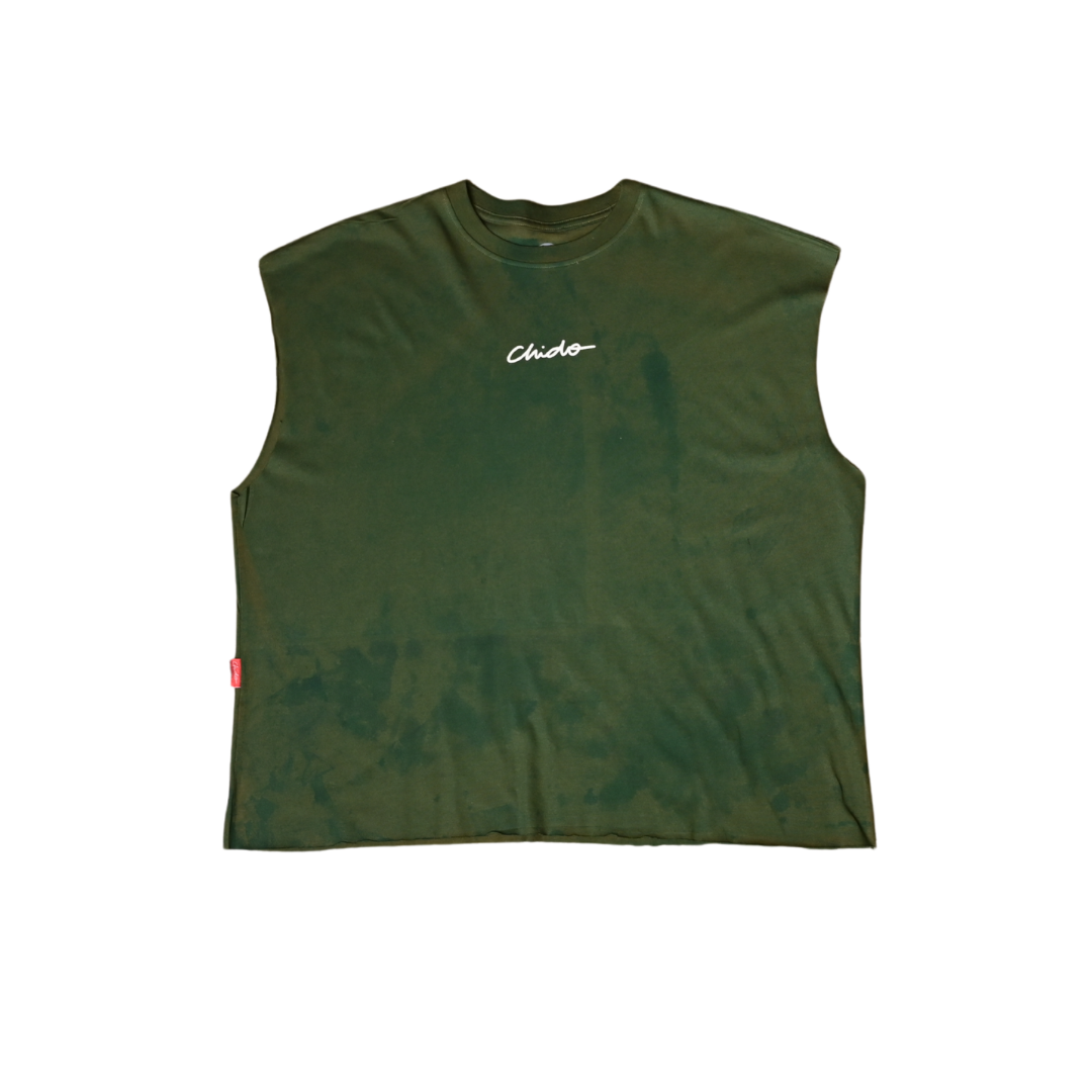 Tank Top Tie Dye Verde. Signature